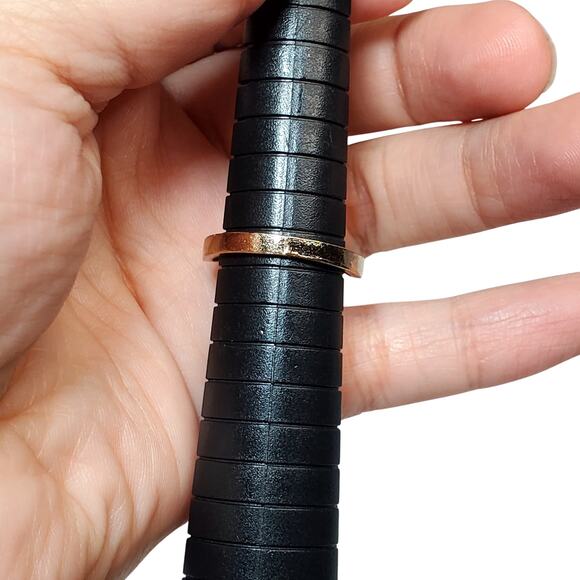 Copper Tone Unsigned Ring Sz 7 Minimalist Basic - Picture 5 of 5